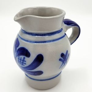 Vintage Salt Glaze Pottery Creamer Handarbeit